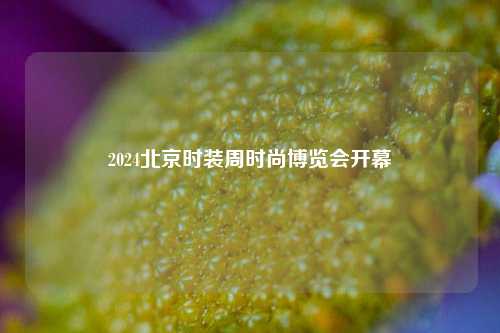 2024北京时装周时尚博览会开幕